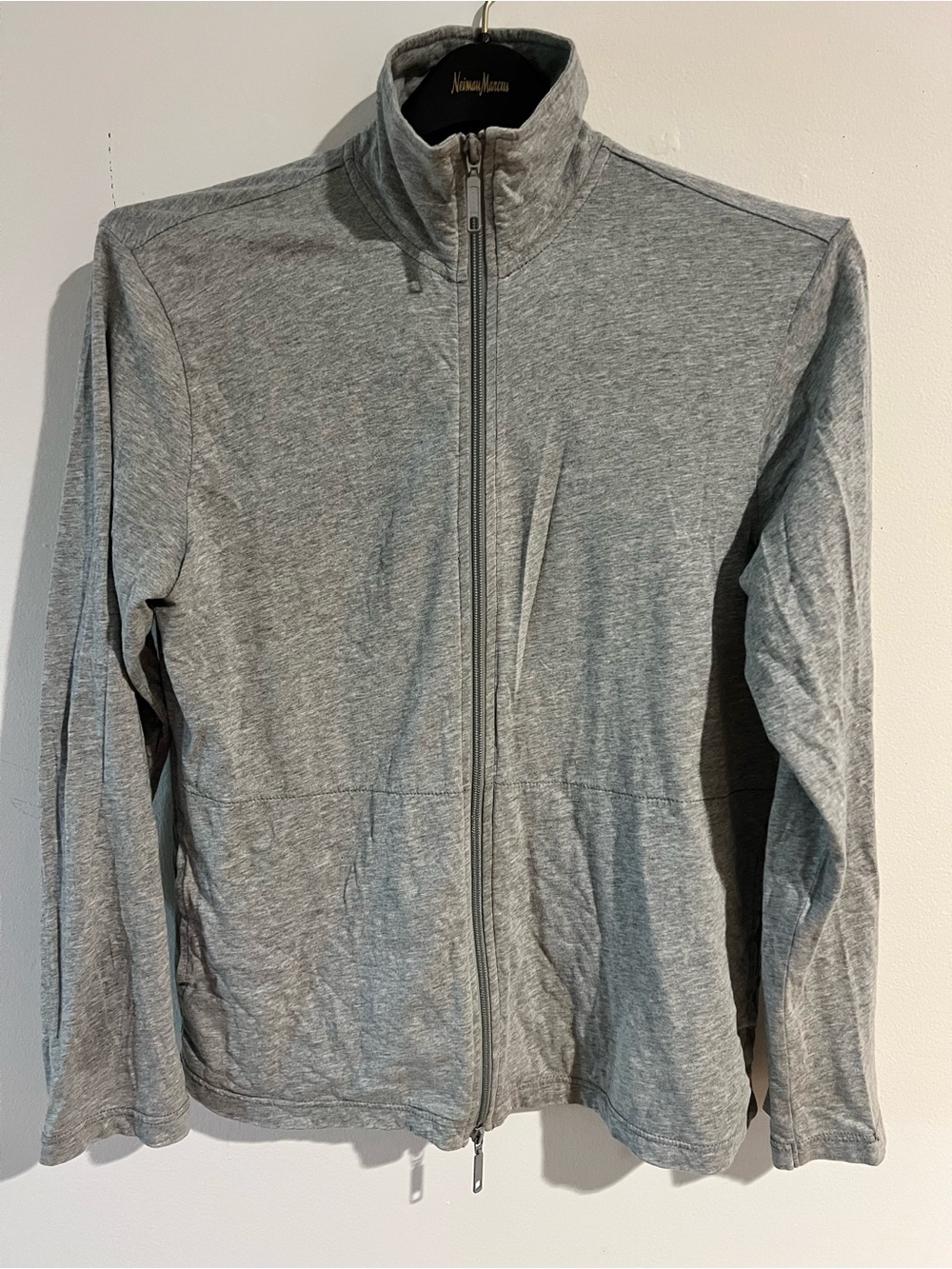 GAP Men's Light Gray Full-Zip Sweater Jacket